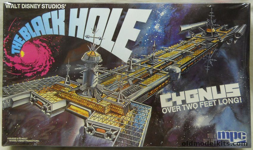 MPC Cygnus Space Ship - From The Movie The Black Hole, 1-1983 plastic model kit